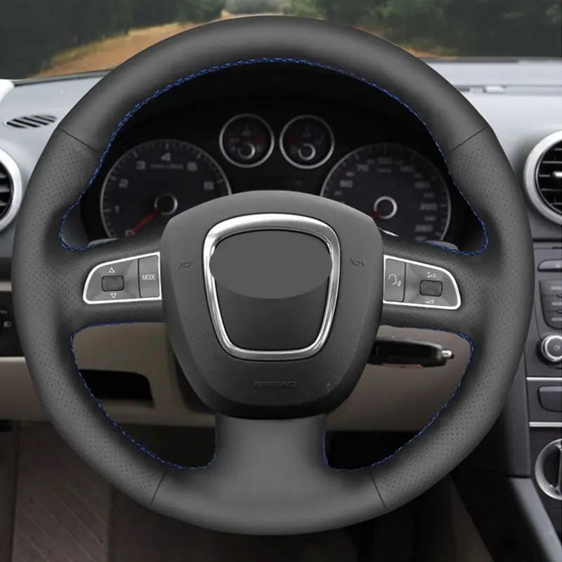 Черный мягкий искусственный кожаный фонарь для Audi A3 8P Sportback A4 B8 Avant A5 8T A6 C6 A8 D3 Q7 8R Q5
