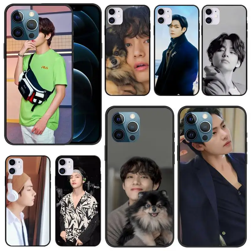 

Kim Taehyung Phone Case for iphone etui 11 12 pro se2 max xr xs x 7 8 6s 5s plus mini smart Fundas Coque Cover