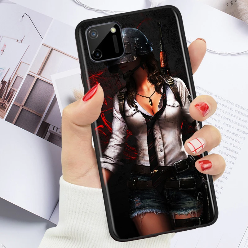 Популярная игра Pubg для OPPO Realme V15 X5 X3 X50 X7 X2 C17 C11 C3 C2 7 7i 6 6S 6i 5 3 2 Pro мягкий черный чехол