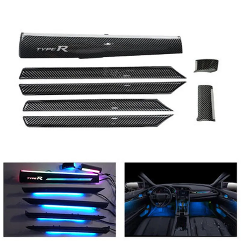 

Акриловая декоративная светодиодная лампа для Honda 10th Civic 2016-2021, 64 цвета