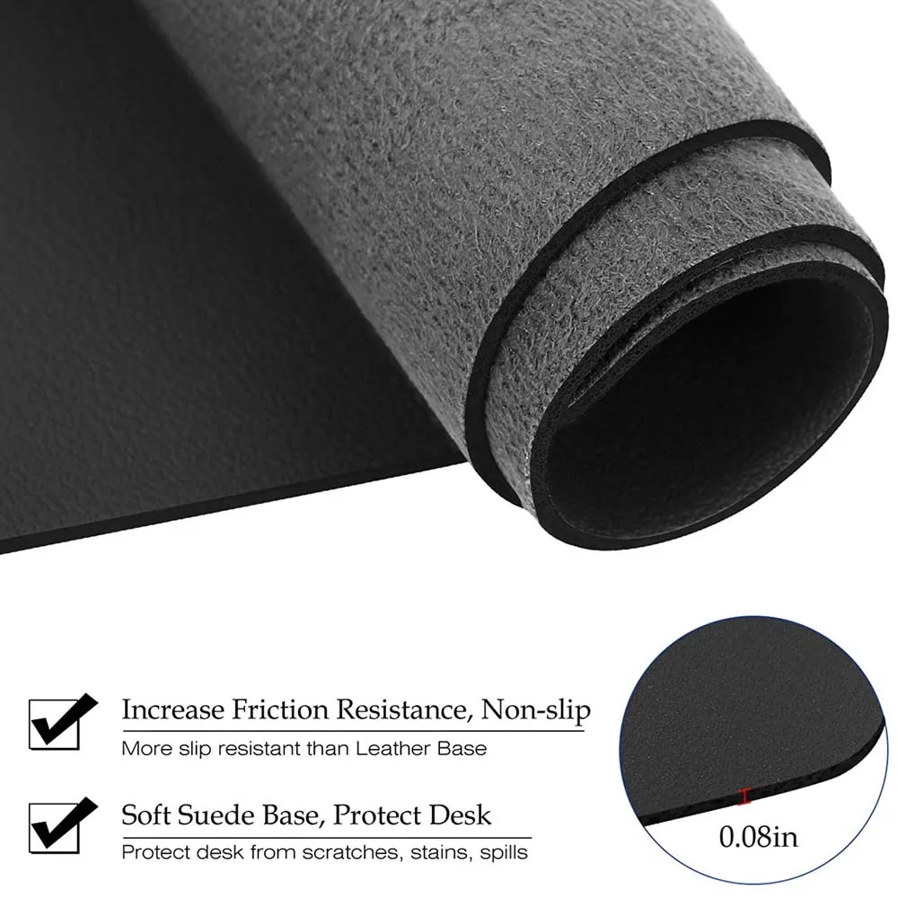 

Anti-slip Durable PU Leather Computer Mouse Pad Geometry Pattern Waterproof Mouse-pad Game Mouse Mat