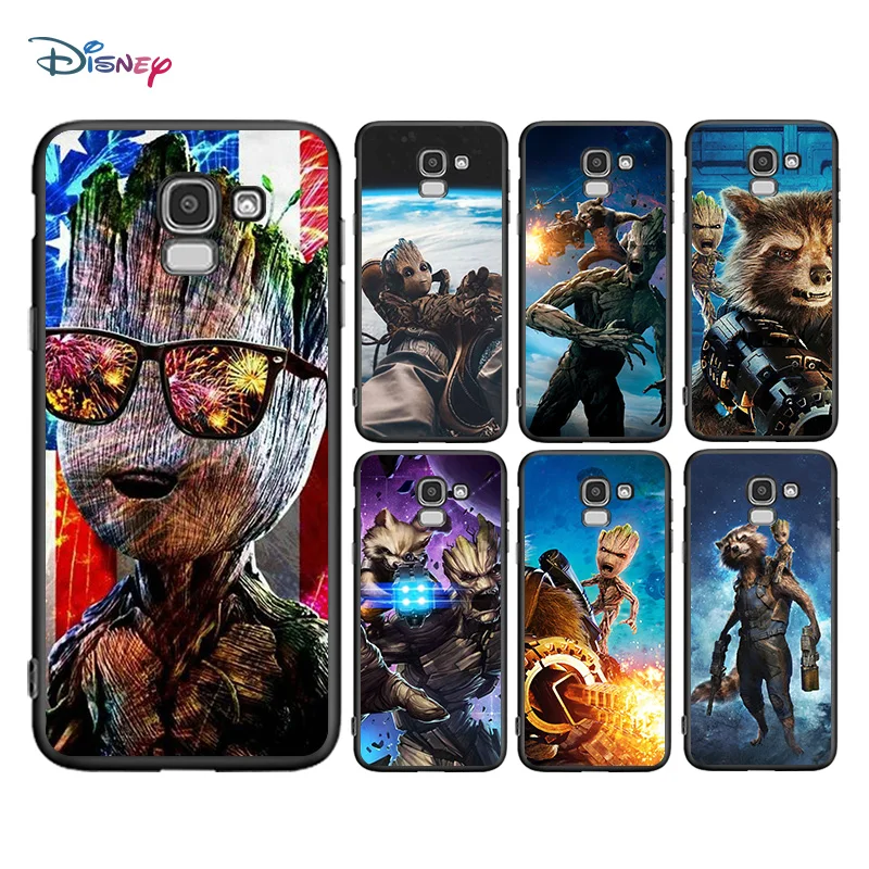 Мягкий силиконовый черный чехол для телефона из ТПУ с принтом Marvel мстители