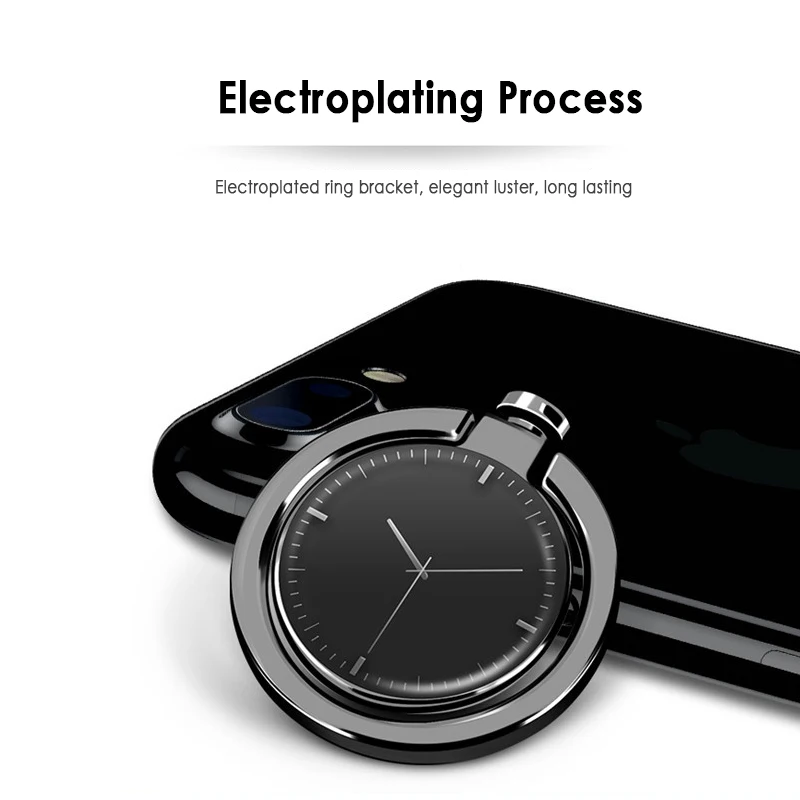 Держатель из сплава с кольцом на палец Роскошный Универсальный дизайн часов