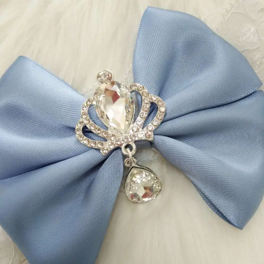 Dollbling детская синяя Королевская корона винтажная испанская суд обувь повязка на
