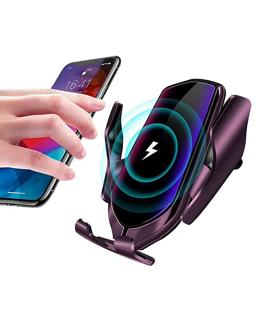r1 r2 r3 r9 wireless charger automatic clamping smart sensor qi induction car phone mount holder rack for ip x xs sam 1 free global shipping