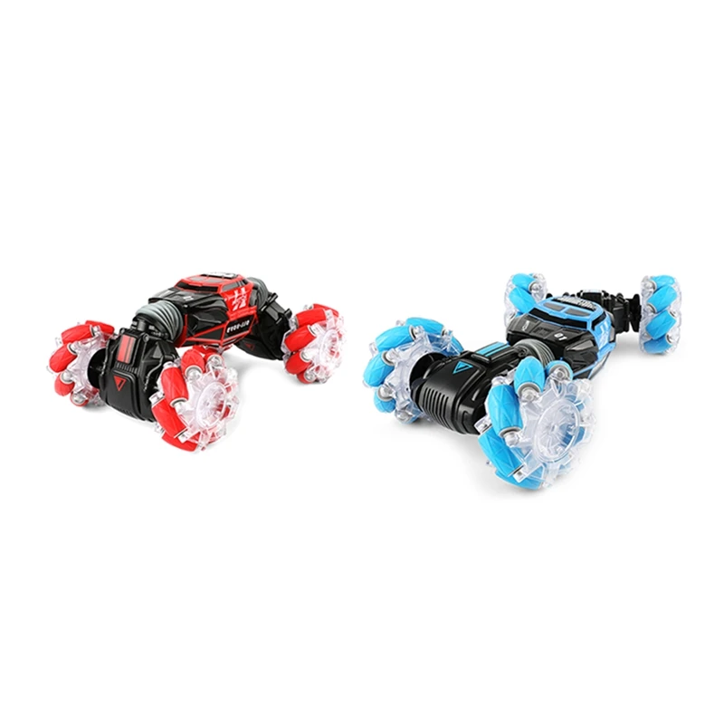 

Автомобиль-трюк с дистанционным управлением, индукционный жест, крутящийся внедорожник светильник, музыка, дрифт, вождение сбоку, игрушка н...