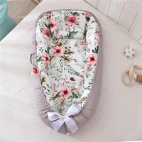 portable baby nest with pillow cushion baby crib cotton fabric bassinet baby bed cot cunas para bebes multifuncional
