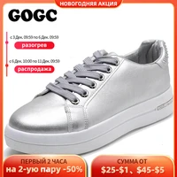 gogc women shoes 2021 spring sneakers womens flat shoes leather shoes for women ladies flat shoes womens autumn shoes g6819