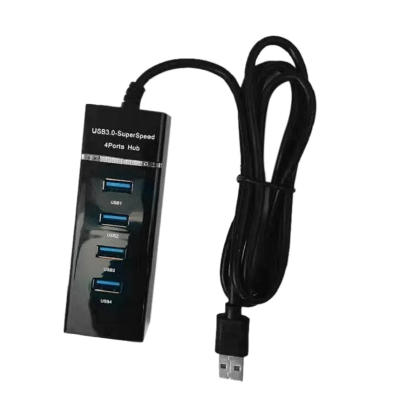 

USB 3,0 концентратор, 4 Порты и разъёмы USB 3,0 адаптер переменного тока, данных удлинитель концентратора док-станция для ноутбука мульти-Функция ...