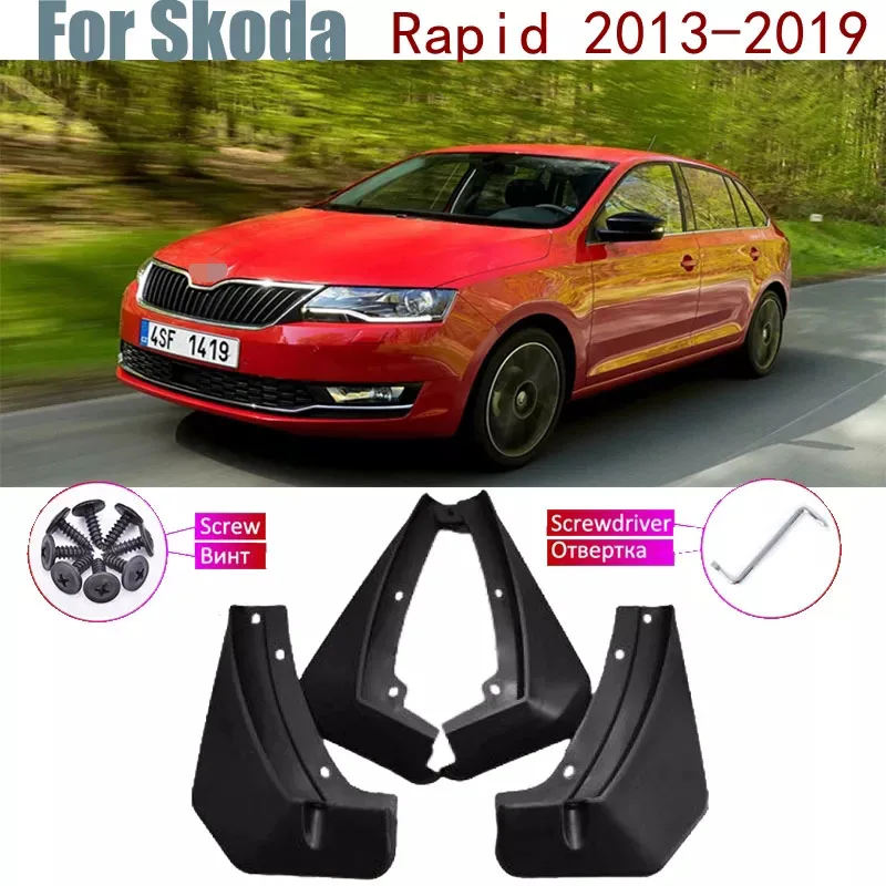Брызговик грязезащитный щит брызговик аксессуары для Skoda Rapid Spaceback Hatchback 2019 ~ 2013 2018