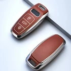 Мягкий чехол для автомобильного ключа из ТПУ, чехол-брелок с дистанционным управлением для Audi A6 A7 A8 A4 C8 Q8 Q5 D5 E-tron, аксессуары, чехол для автомобильного ключа