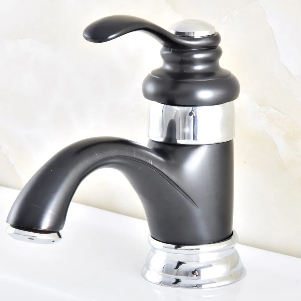 

Black Silver Brass Single Handle Hole Teapot Shaped Bathroom Sink Faucet Vanity Hot Cold Mixer Water Tap Dnf305