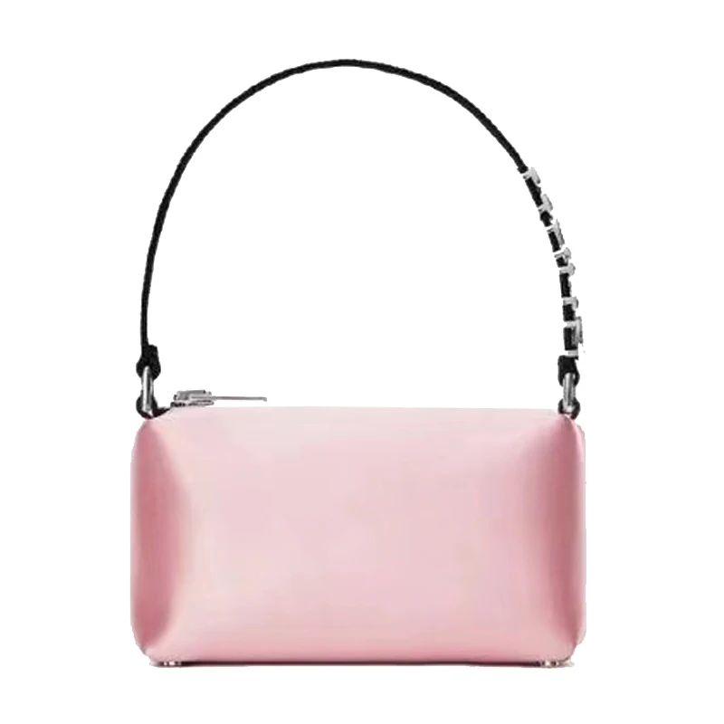 

Insfamous High Quality Silk Satin Letters Diamond Single Shoulder Diagonal Cross 2021 New Fashionable Purses Petit Sac Femme