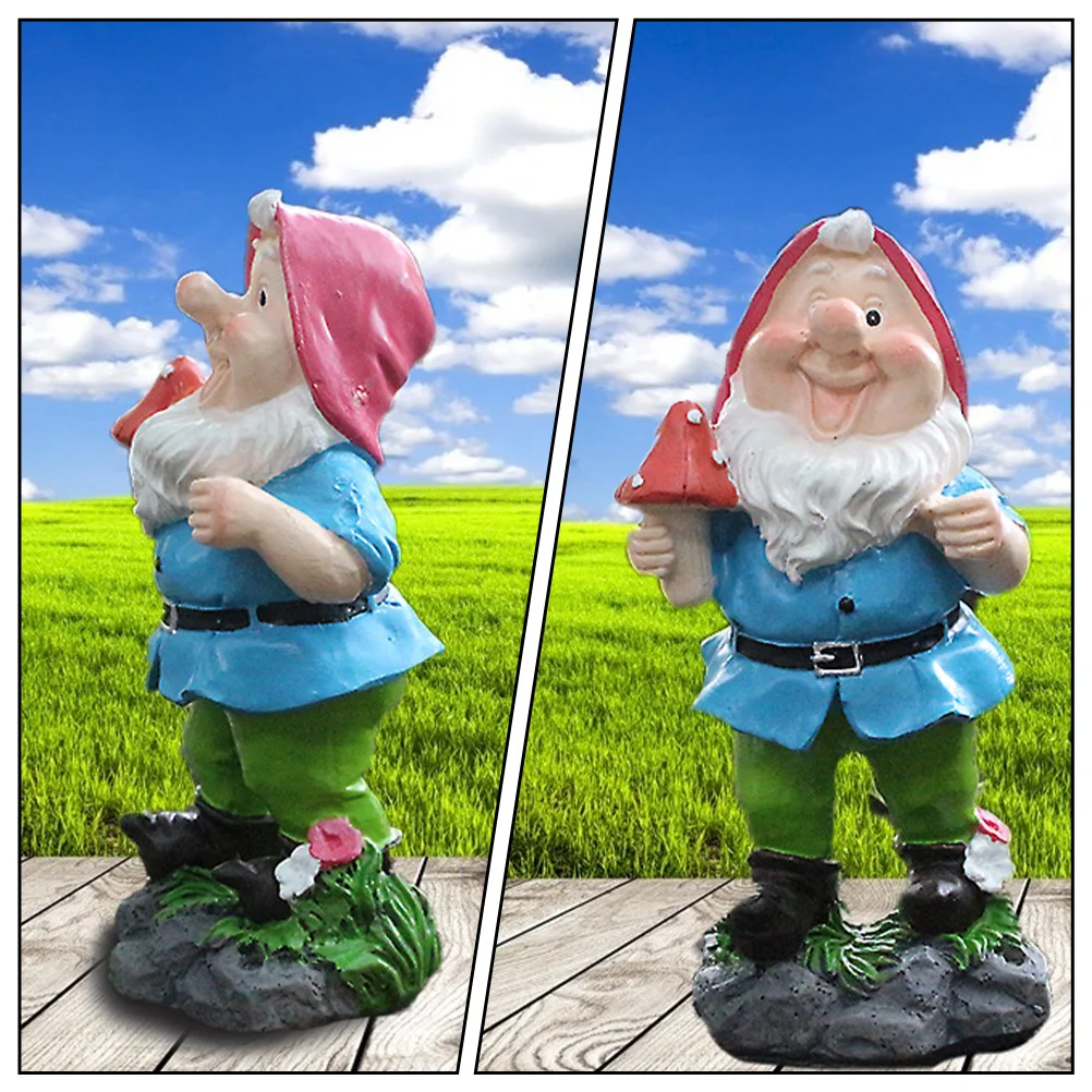 1 Pc Miniature Garden Gnome Elf Statue Mini Ornament | Дом и сад