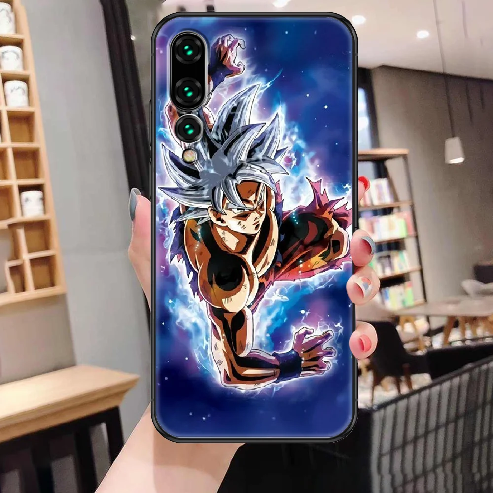 

Anime D-Dragon Ball Gokus Phone case For Huawei P Mate P10 P20 P30 P40 10 20 Smart Z Pro Lite 2019 black painting hoesjes trend