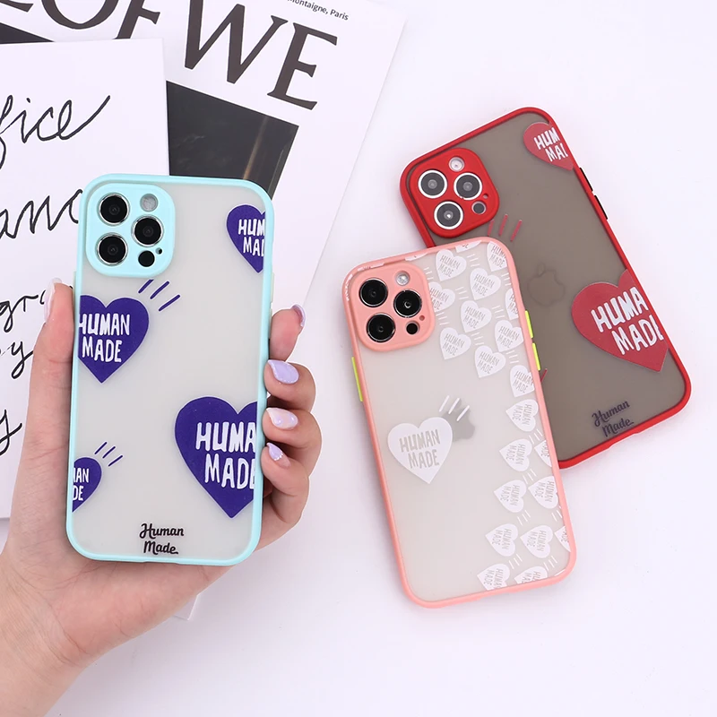 

Camera Protection Colourful Phone Shell For iPhone 11 12 13 Pro Max Mini 7 8 Plus XR X XS Shockproof Bumper Matte Phone Case