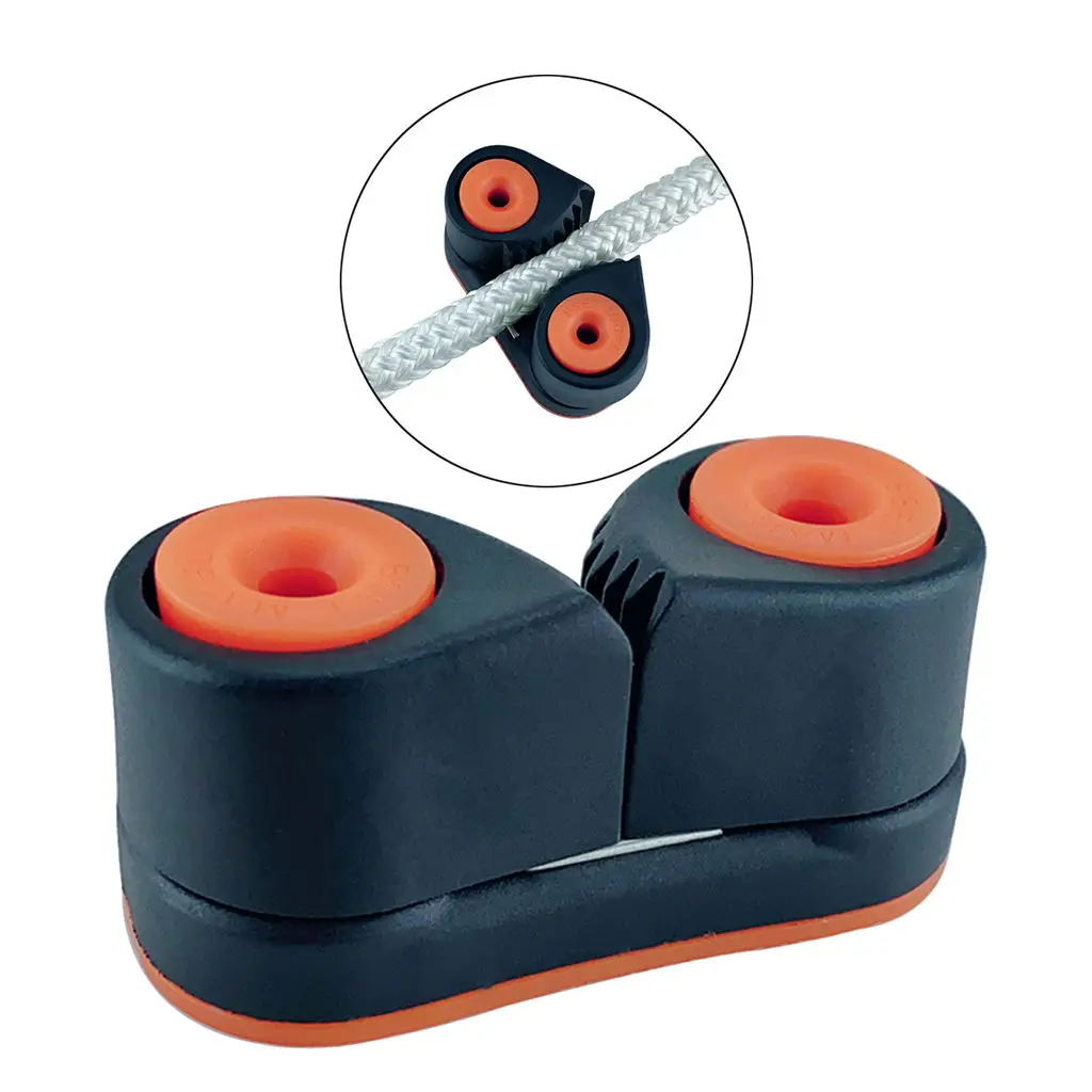 

2 Row Boat Cam Cleats & Fairlead Marine Sailing Sailboat Kayak Canoe Dinghy