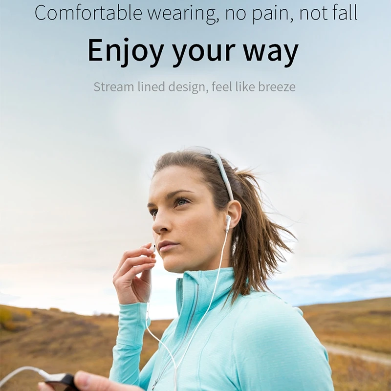 Наушники в ухе JOYROOM JR-EP1 белого цвета с проводом на 1,2 метра, управлением громкости и микрофоном с разъемом 3,5 мм для iPhone, Huawei, Xiaomi и других смартфонов.