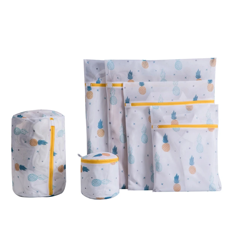 Сетчатая Сумка для белья с ананасовым принтом сумка из полиэстера стирки нижнего