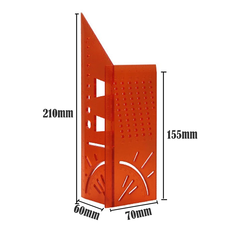 Деревообрабатывающее устройство метка линейка t типа квадратная планка митер 90