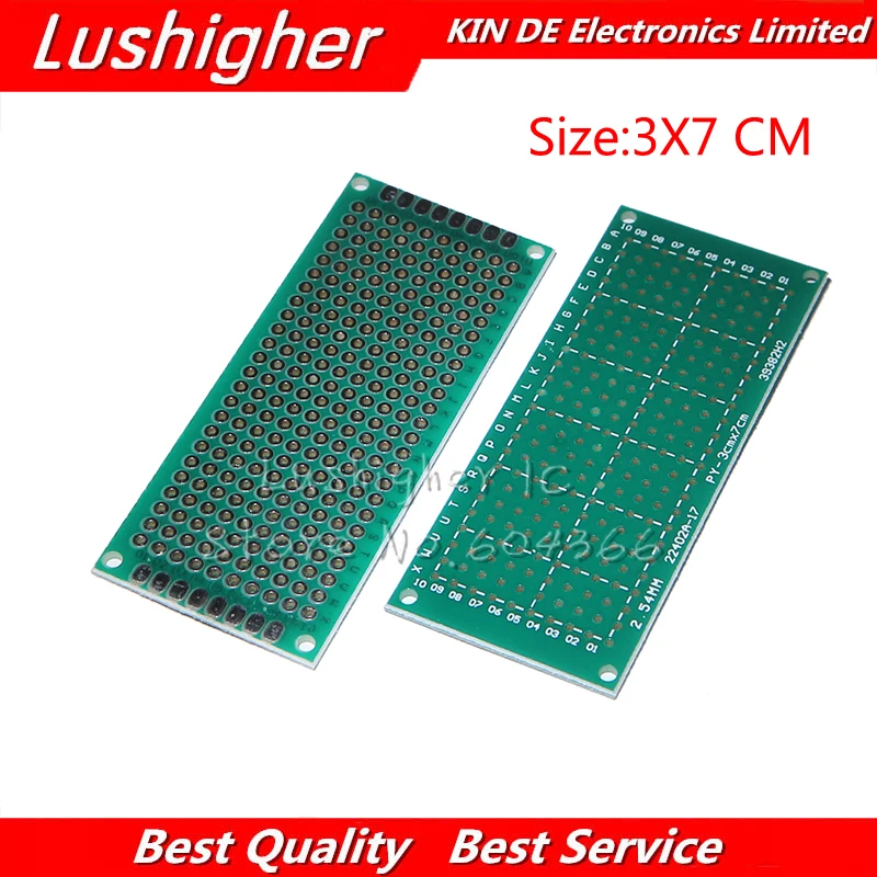 5 шт. DIY 3x7 см 3*7 Односторонний Прототип PCB Diy универсальная печатная