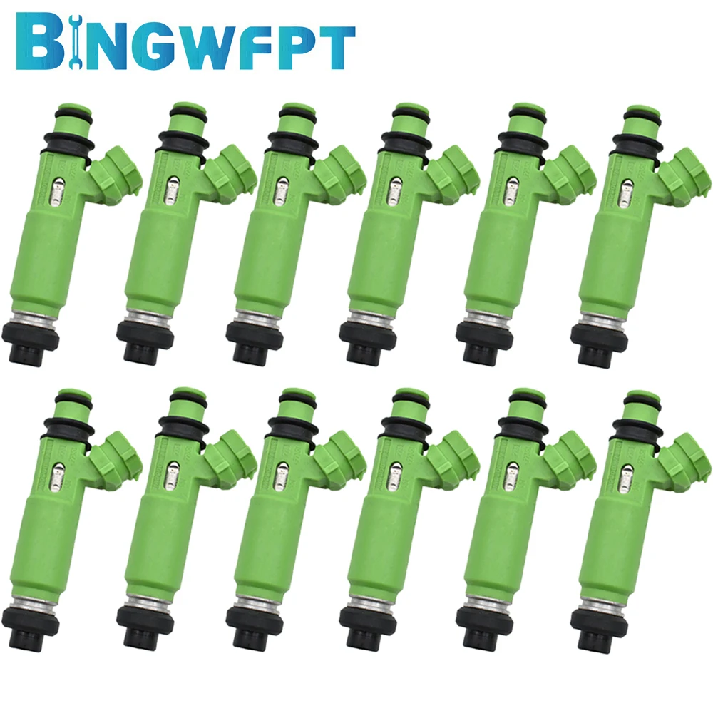

12PCS 195500-3170 1955003170 MD332733 1998-2003 for Mitsubishi Montero Sport 3.0L 6G72 Fuel Injectors