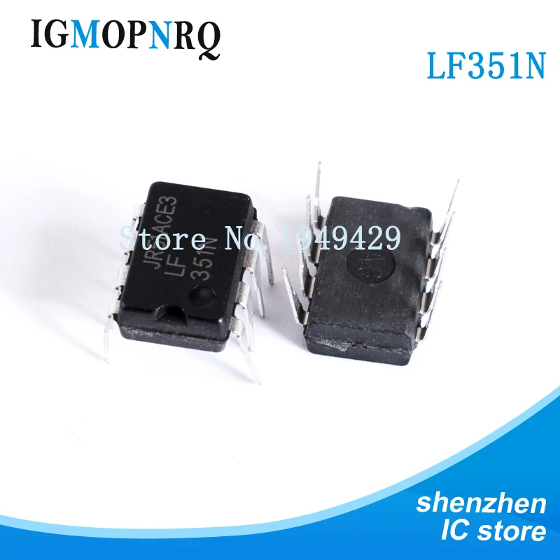 10 шт. LF351N DIP8 LF351 операционный усилитель op amp Single Wideband JFET Новый|op amp| |
