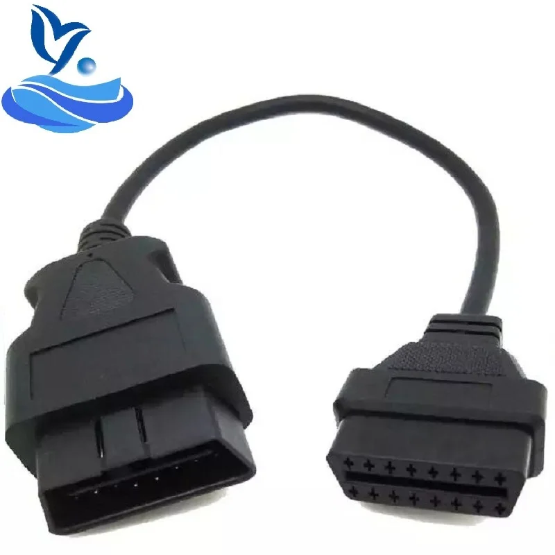 OBD2 16PIN Удлинительный кабель Разъем для диагностики автомобиля OBD мужского и