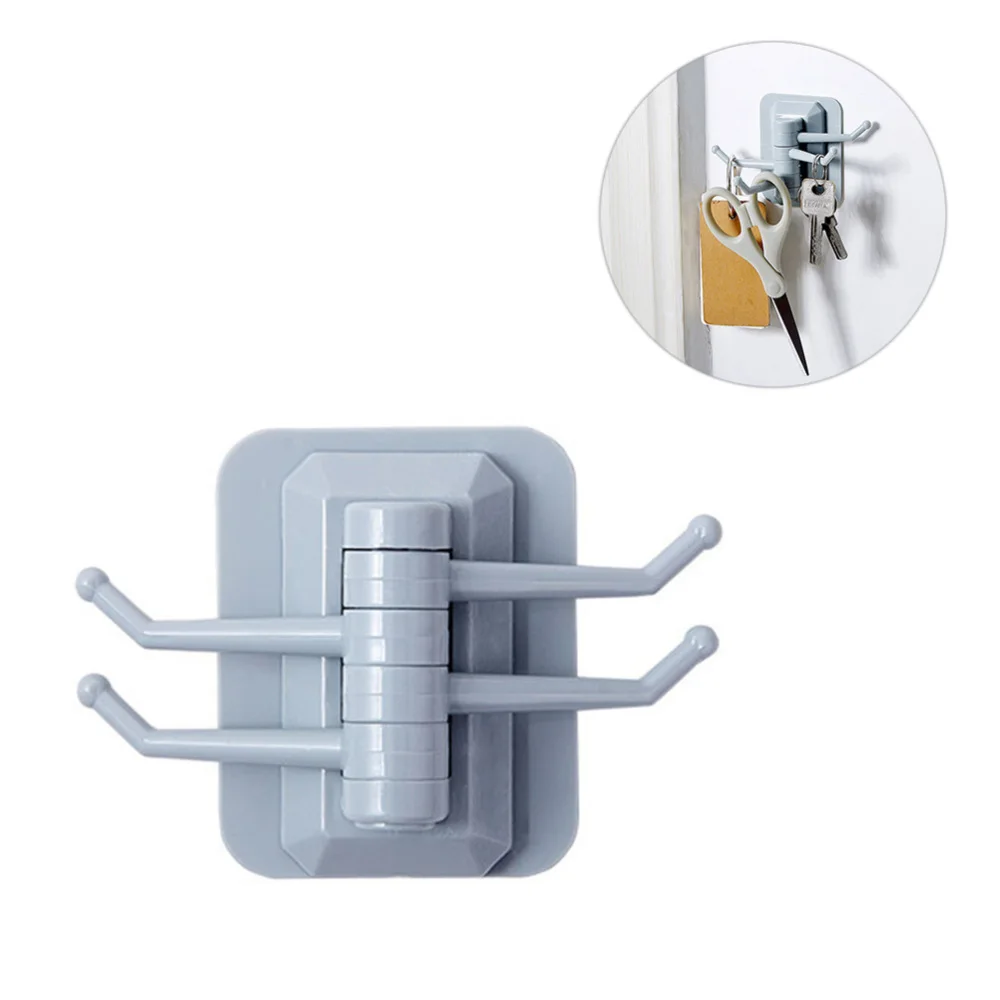 3 предмета в комплекте крючки станок и прочный Пластик вращающийся клейкая