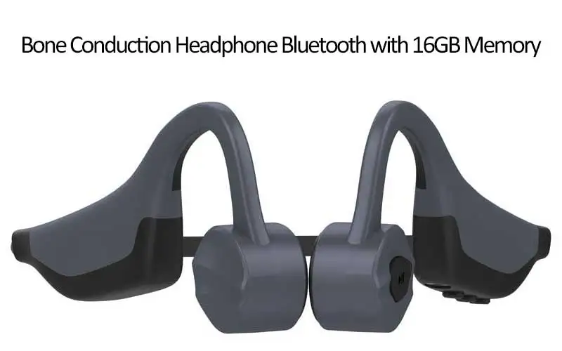 with 16GB Memory Костной проводимости наушники MP3 плеер 16 Гб IPX8 водонепроницаемый для плавания Bluetooth 5,0 наушники 2 в 1 гарнитура открытый ухо - Цвет: with 16GB Memory