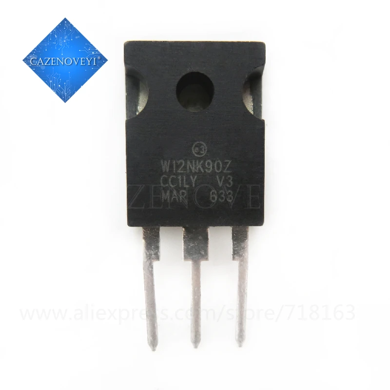 

5pcs/lot STW12NK90Z STW12NK90 W12NK90Z TO-247 In Stock