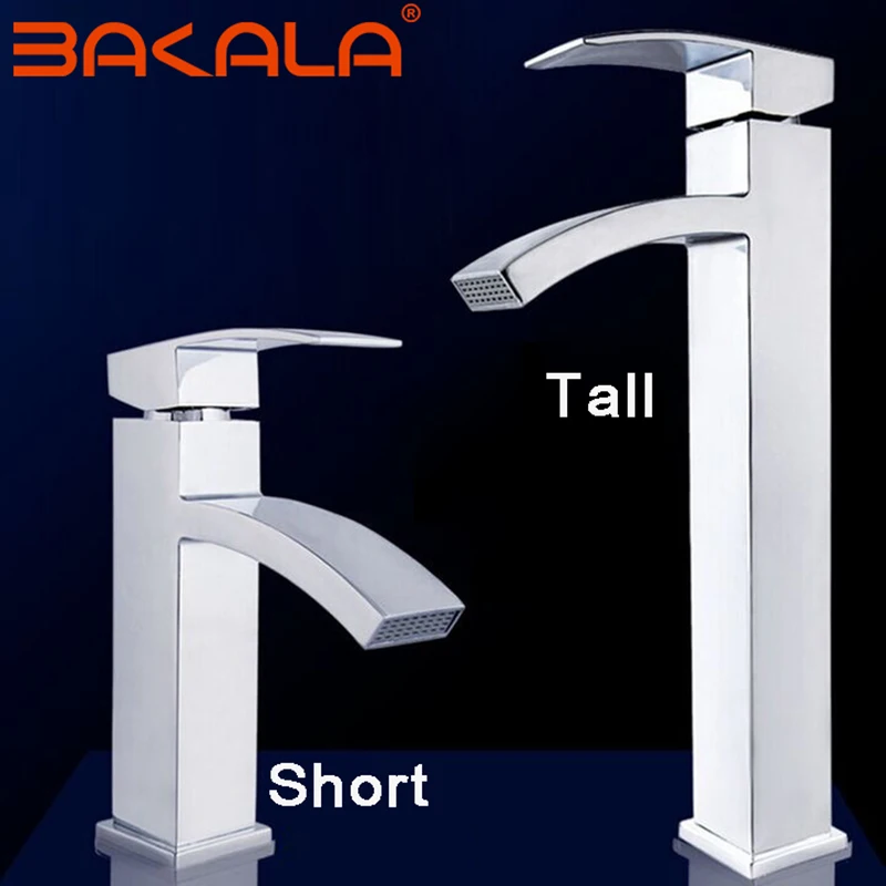 Бесплатная доставка BAKALA оптовая продажа высокая версия однорычажный смеситель