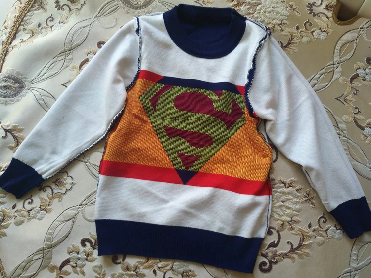 Детские свитера 2020 зимний двухслойный утепленный пуловер для мальчиков и