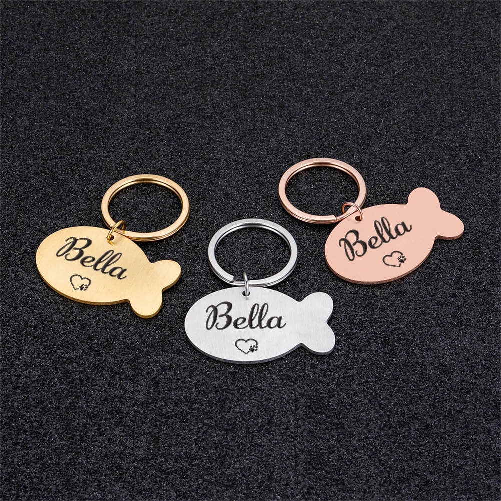 

Идентификационная бирка для собак, персонализированная гравировка имени щенка, ошейник для собак, кошек, товары для домашних животных