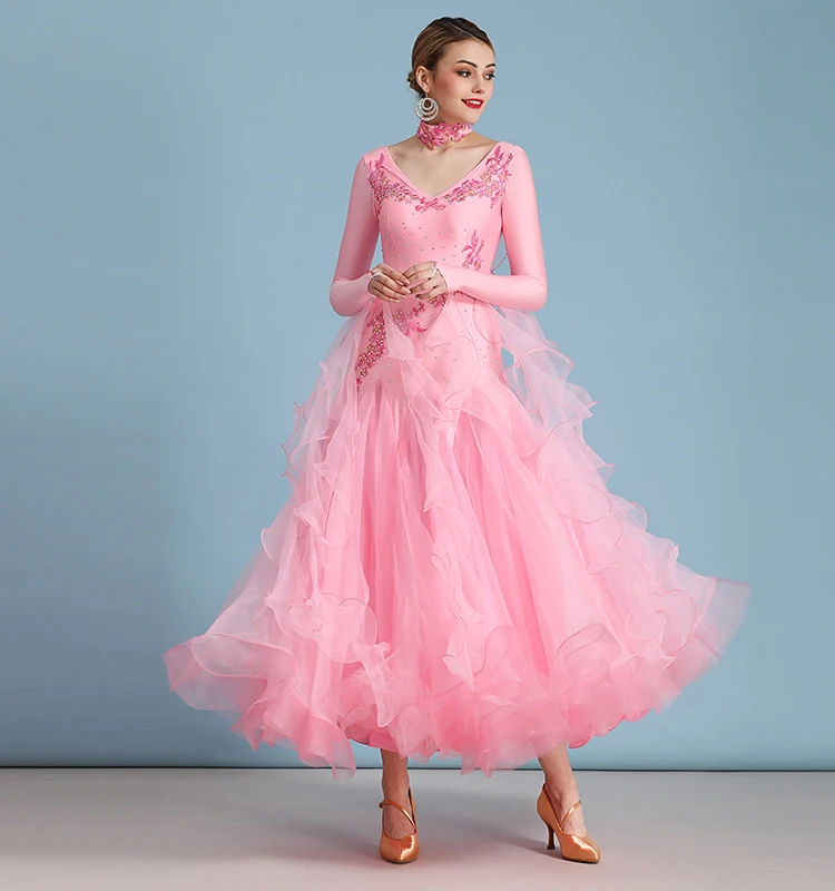 Женское эластичное платье из лайкры стандартное с длинным рукавом для бальных