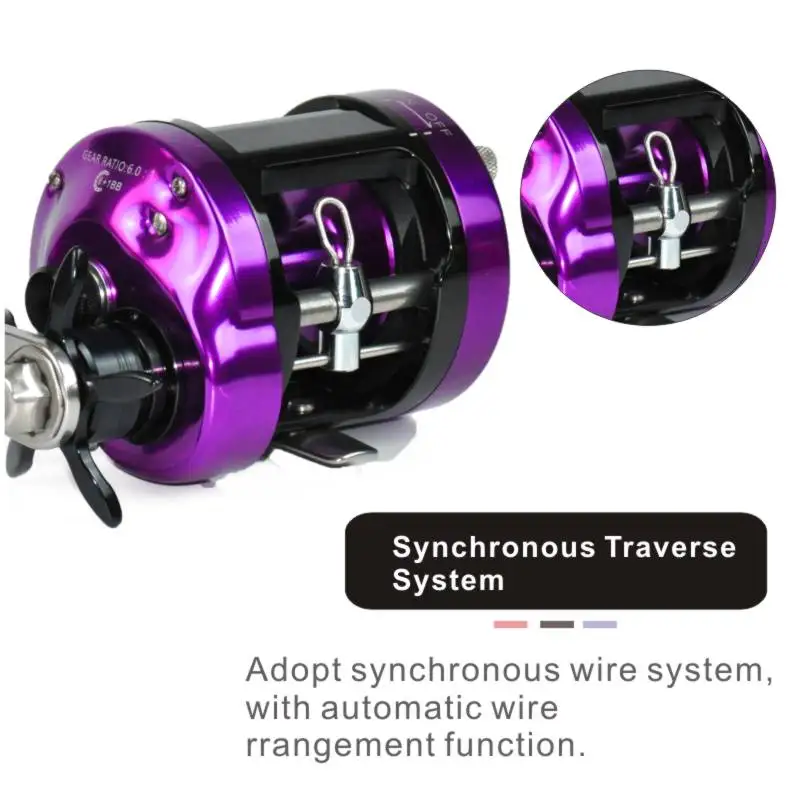 

Drum Reel Overhead Fresh Water 12kg Max Drag Large Slow Pitch Jigging Reels Sea Bait Casting Reel for Fishing Accessories
