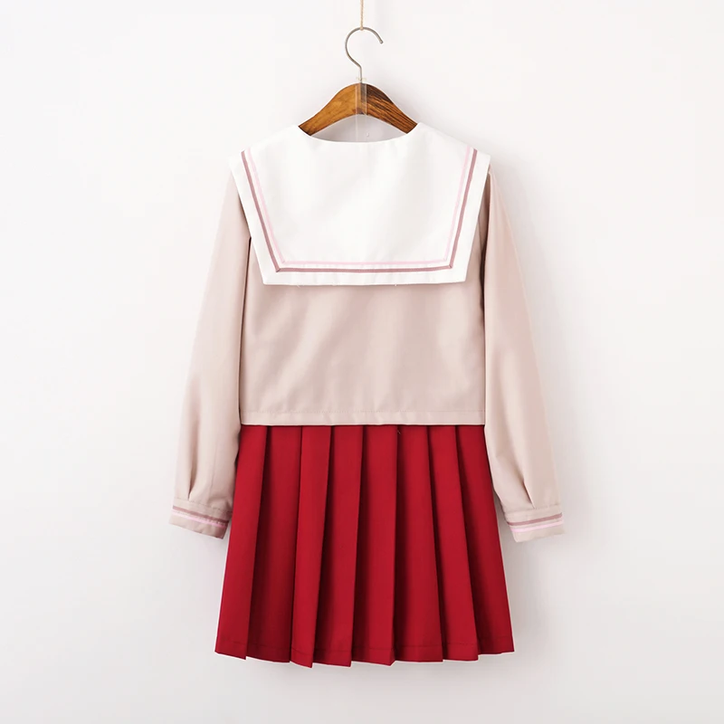 Новый 2021 школьная Униформа с укороченными рукавами светильник розовая рубашка