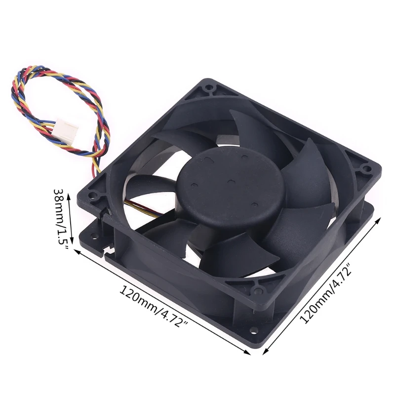 

120mm 1.6A 12V 4 Wire PWM Cooling Fan for Delta AFB1212SHE 12038 Machine