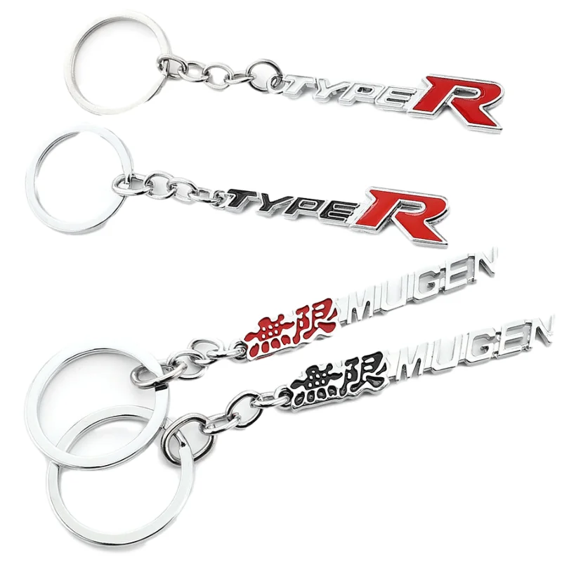 Автомобильный брелок для ключей аксессуары автомобильный Honda Mugen TypeR Logo Подходит