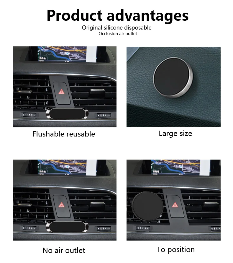 Мини магнитный автомобильный держатель для телефона GPS подставка toyota auris reno megane 2