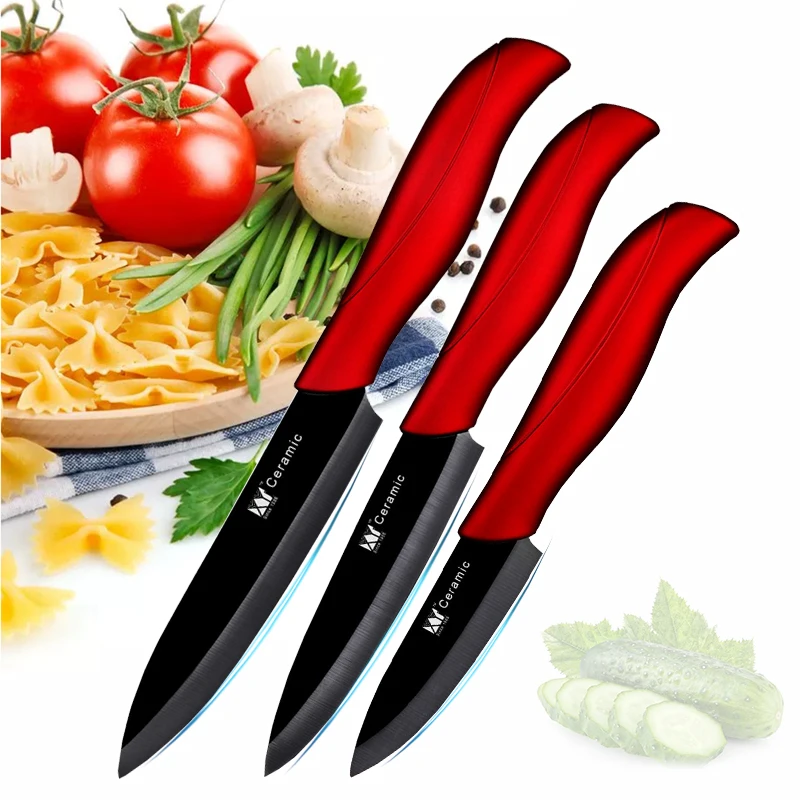 Кухонные ножи керамические 3 &quot4&quot 5 &quotдюймов нож для нарезки овощей набор из