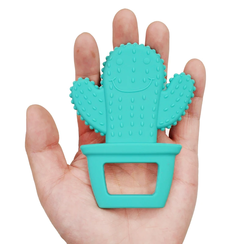 Детский силиконовый Прорезыватель для зубов сделай сам милый однотонный С