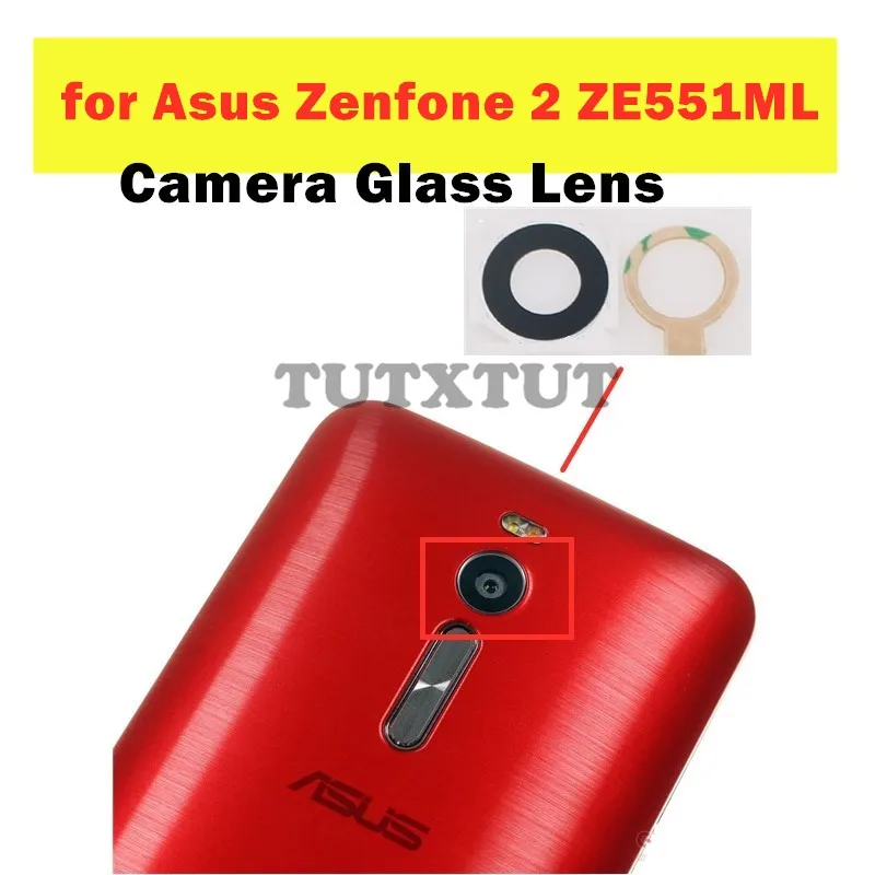 Стеклянные линзы для задней камеры Asus Zenfone 2 ZE551ML объектив основной с клеем