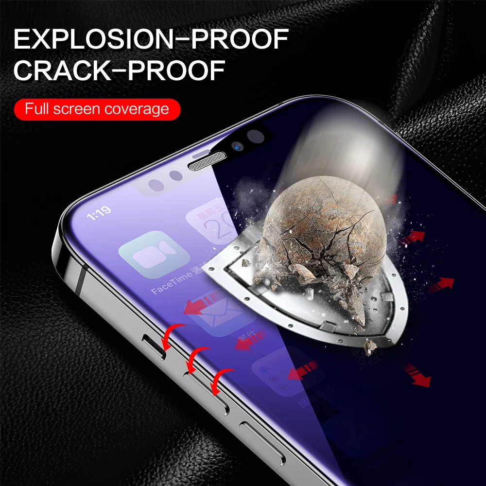 Противошпионское стекло SmartDevil для iPhone 13 12 Pro Max Защитная пленка mini с полным