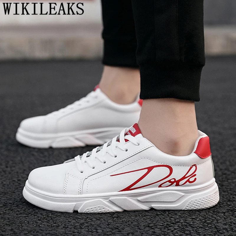 

Leather Shoes Men White Shoes Men Designer Sneakers For Men Sports Shoes For Male Sepatu Sneaker Pria Trampki