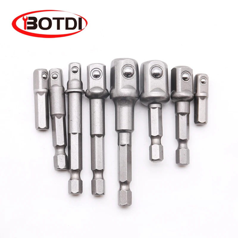 8 шт./компл. бит набор переходников для сверла шестигранный хвостовик удлинитель