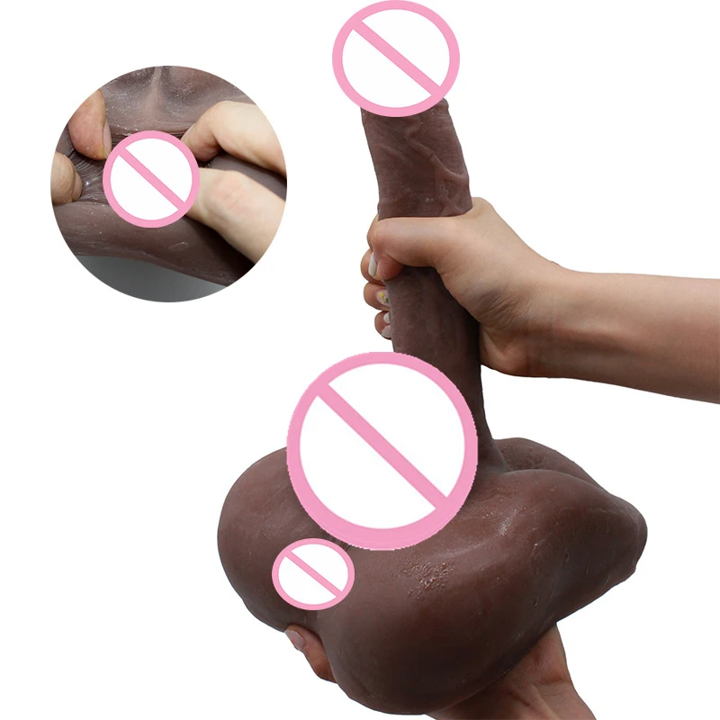 Вставляемый анальный фаллоимитатор реалистичный пенис мягкая силиконовая