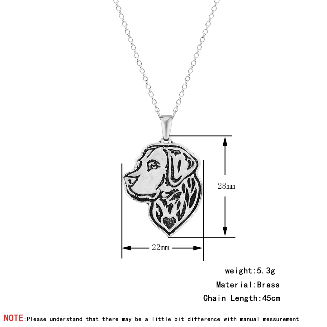 Kinitial Handmade Labrador Retriever Pendant Necklace Jewelry femme Choker Puppy and Pet Lovers For Girl Gift | Украшения и