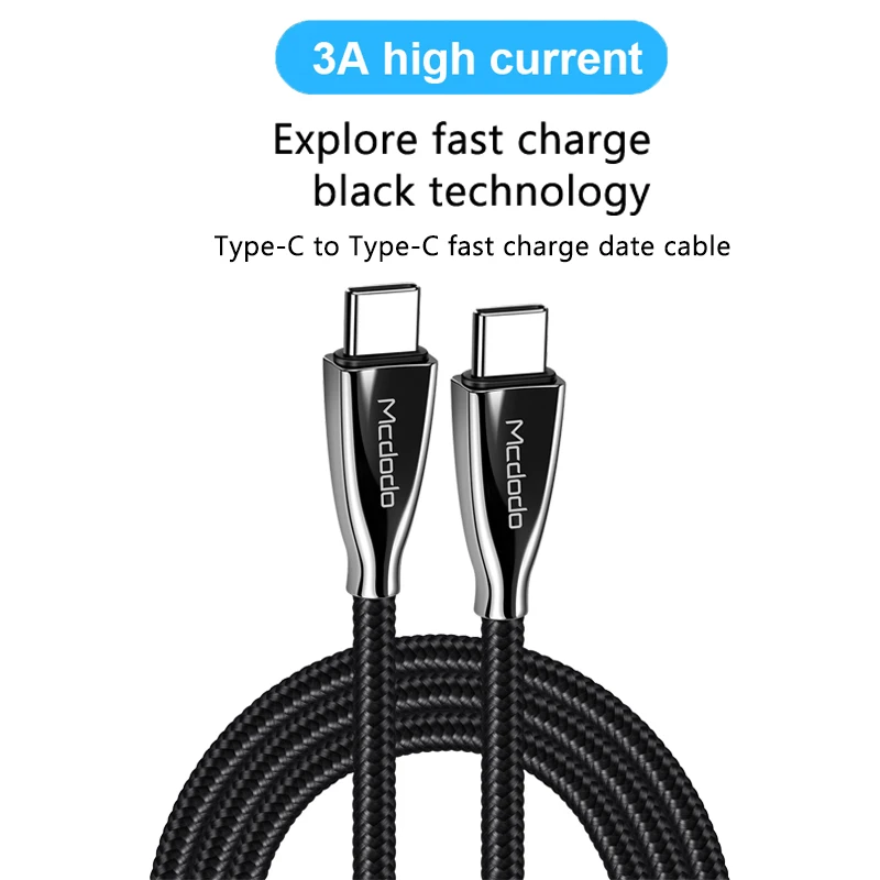 Mcdodo 60 Вт USB Type C MacBook к кабель для Samsung Galaxy S9 S8 PD QC4.0 3A Быстрая зарядка устройств Huawei