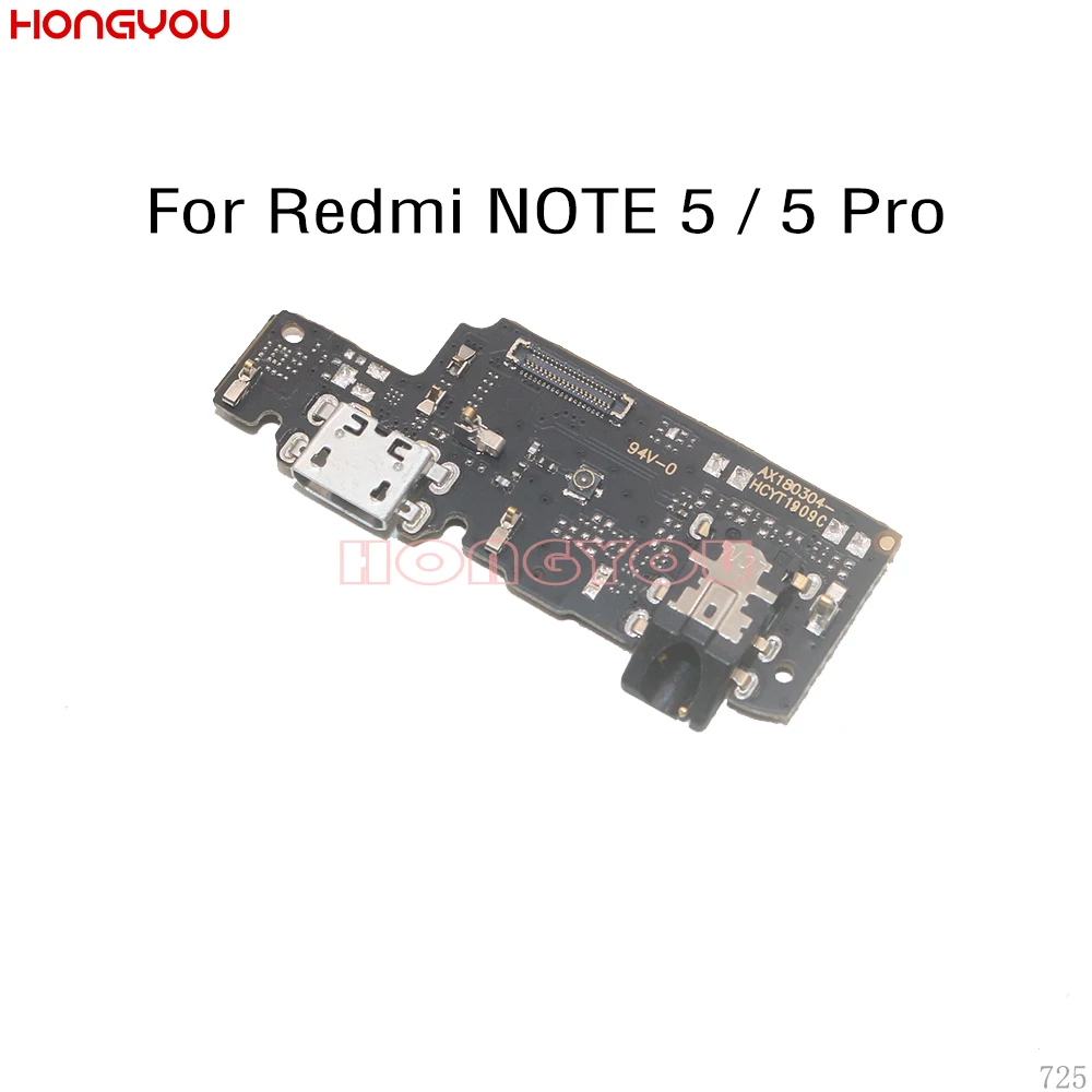 10 шт./лот для Xiaomi Redmi NOTE 5 Pro USB зарядная док станция розетка гнездо порт разъем